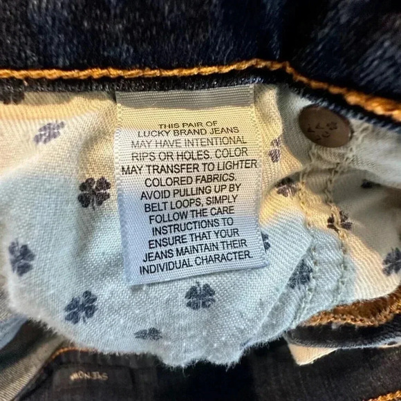 Lucky Brand Womens Sweet N Low Bootcut Ankle Jeans Sz 6 / 28 (31 x 30) Med Denim - Picture 11 of 14